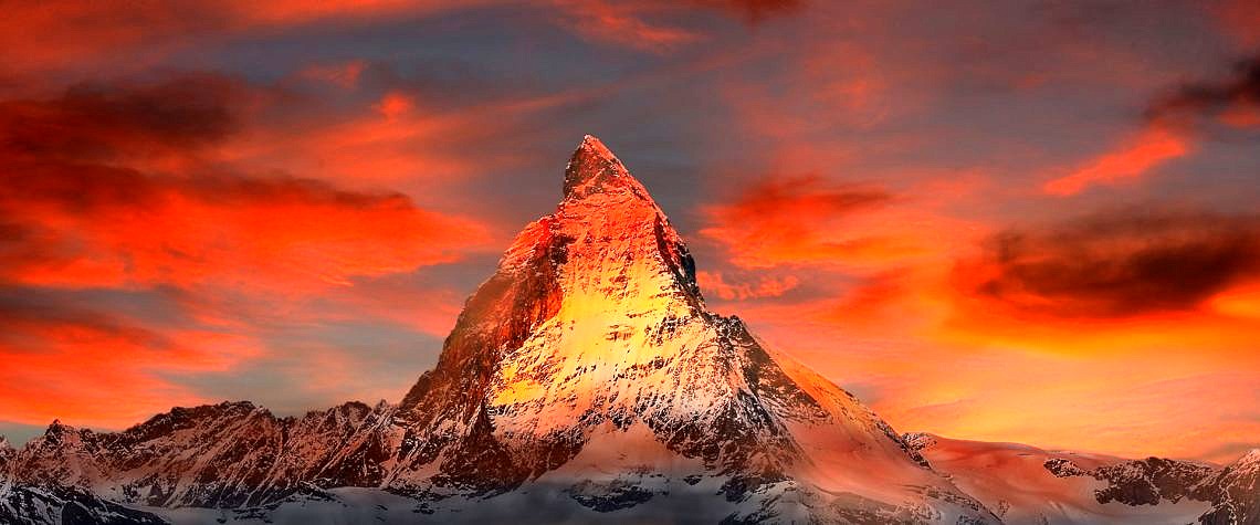 Switzerland zermatt mountains snow