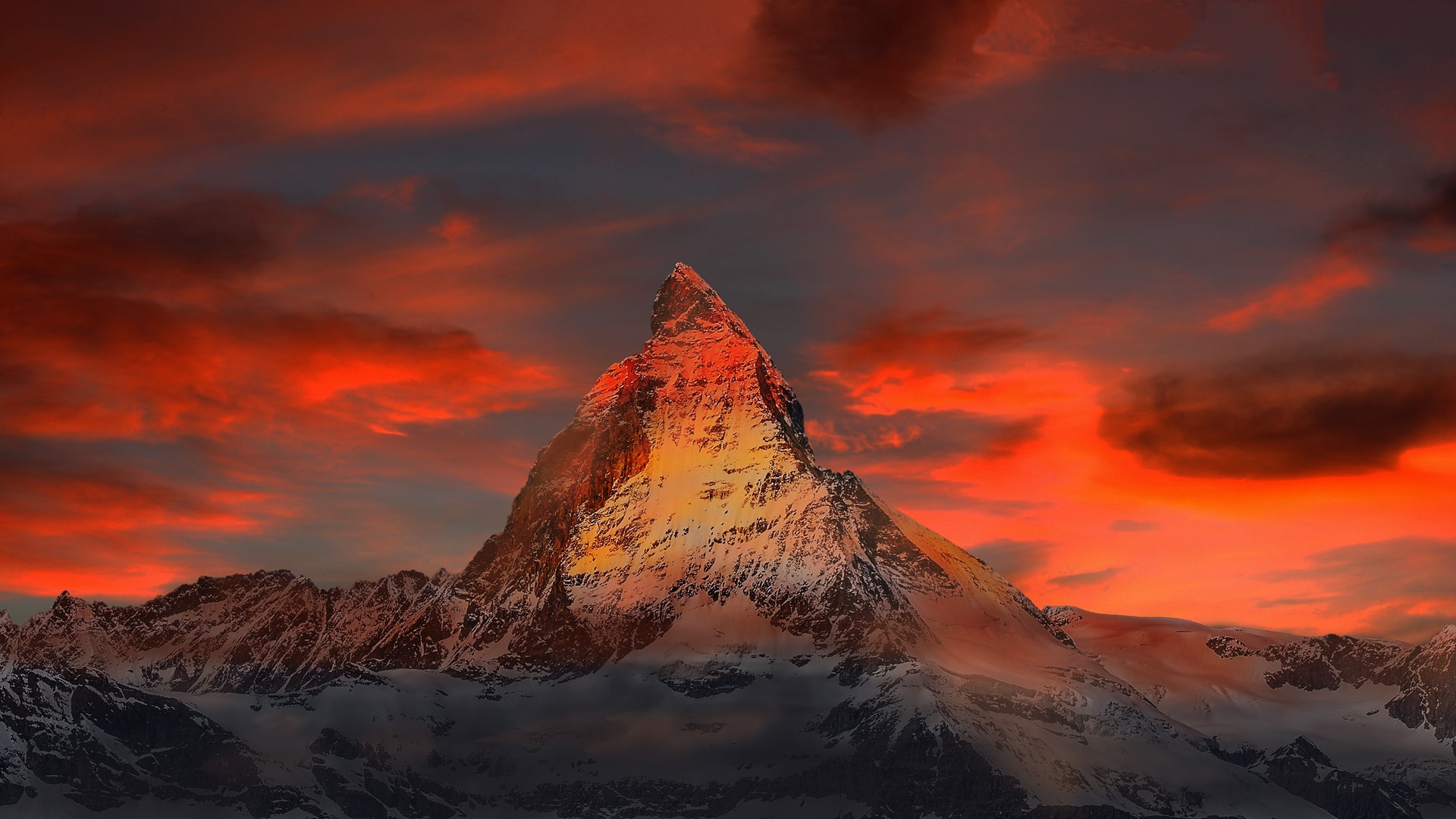 Switzerland zermatt mountains snow